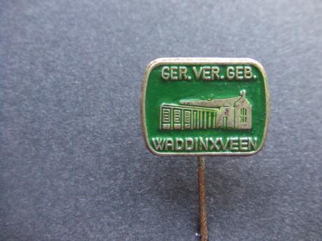 Waddinxveen Gereformeerde kerk Verenigingsgebouw groen